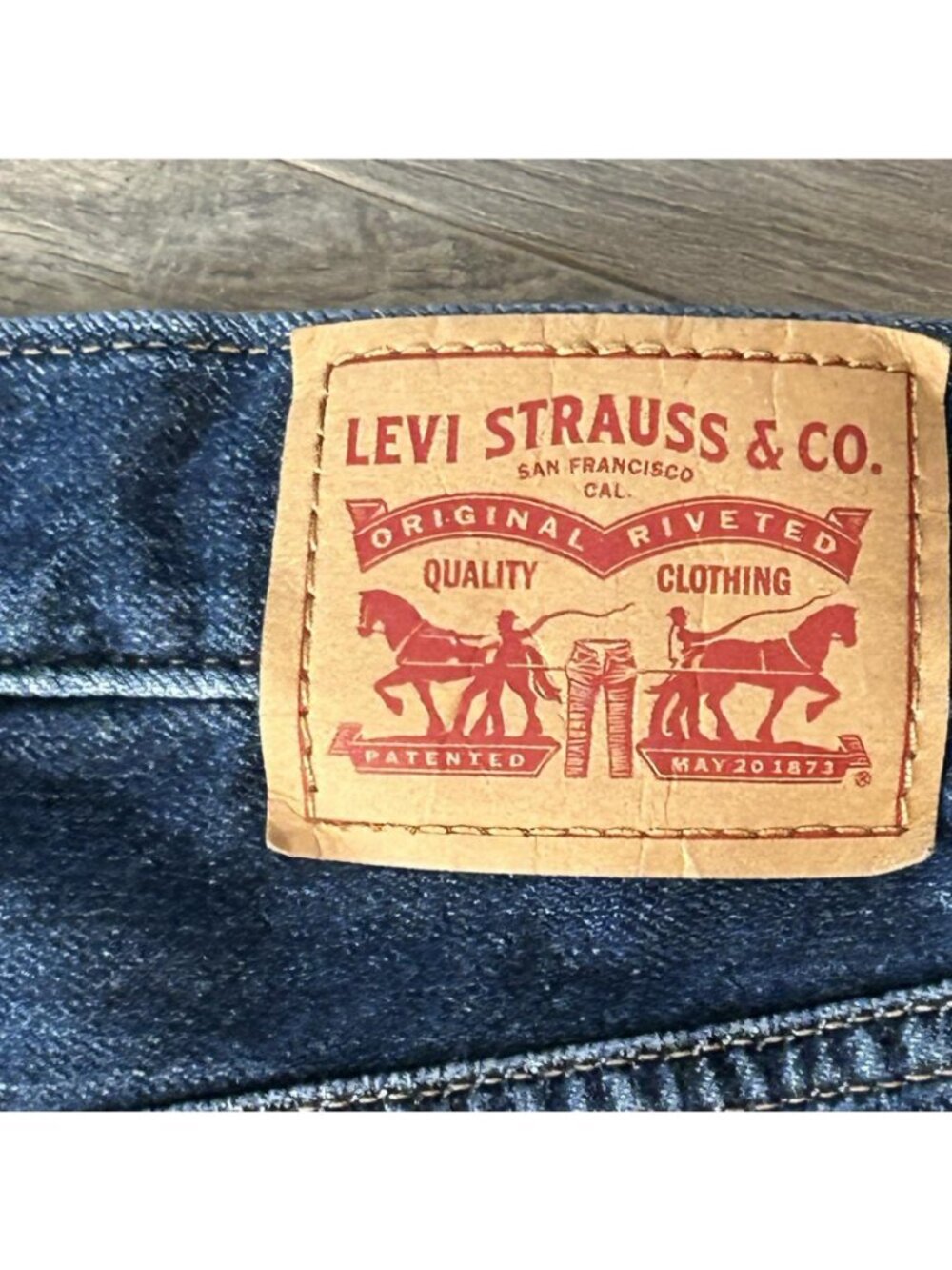Levi's Middy Wide Leg Ankle Jeans Womens 29 Fits 30 Mid Rise 100% Cotton Denim - Picture 4 of 15